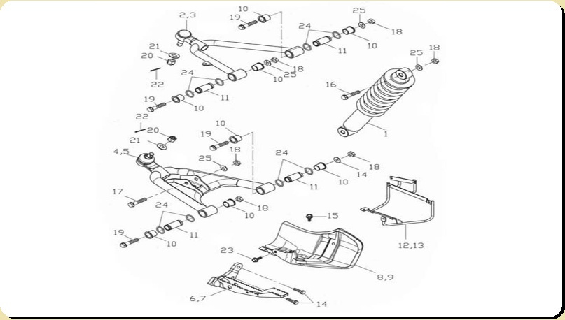 A-Arme, Adly ATV 150 Sport
